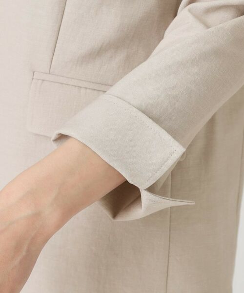 COUP DE CHANCE / クードシャンス ノーカラージャケット | 【洗える/日本製】ノーカラージャケット | 詳細22