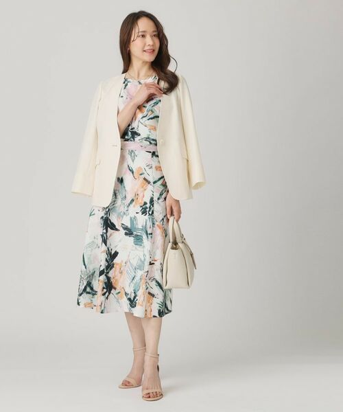 COUP DE CHANCE / クードシャンス ノーカラージャケット | 【洗える/日本製】ノーカラージャケット | 詳細3