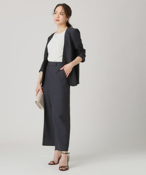 COUP DE CHANCE / クードシャンス ノーカラージャケット | 【洗える/日本製】ノーカラージャケット | 詳細7