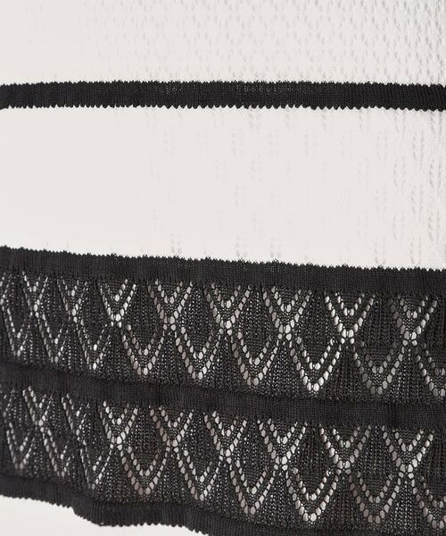 COUP DE CHANCE / クードシャンス ミニ丈・ひざ丈ワンピース | 【洗える／日本製】レース編みニットドレス | 詳細12