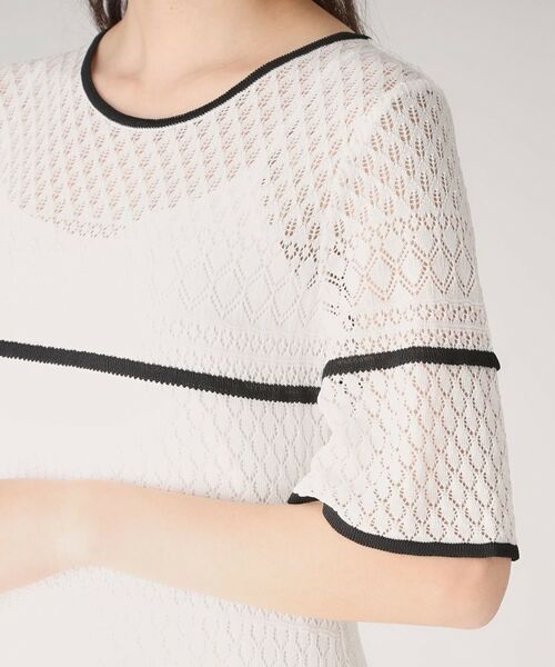 COUP DE CHANCE / クードシャンス ミニ丈・ひざ丈ワンピース | 【洗える／日本製】レース編みニットドレス | 詳細17