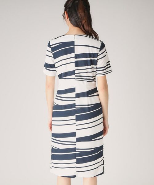 COUP DE CHANCE / クードシャンス ミニ丈・ひざ丈ワンピース | 【洗える/日本製】カシュクール風デザインワンピース | 詳細11