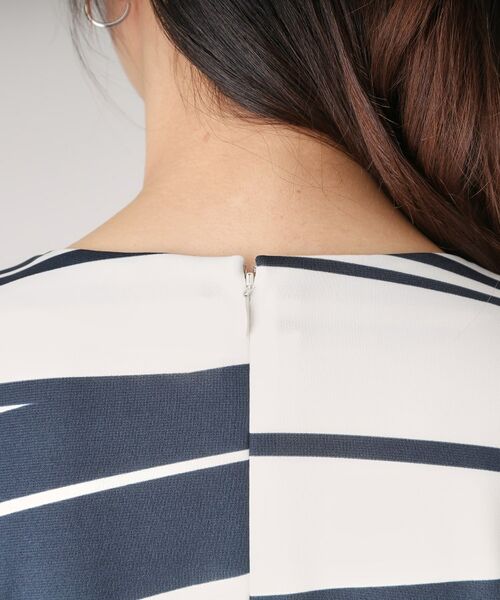 COUP DE CHANCE / クードシャンス ミニ丈・ひざ丈ワンピース | 【洗える/日本製】カシュクール風デザインワンピース | 詳細13