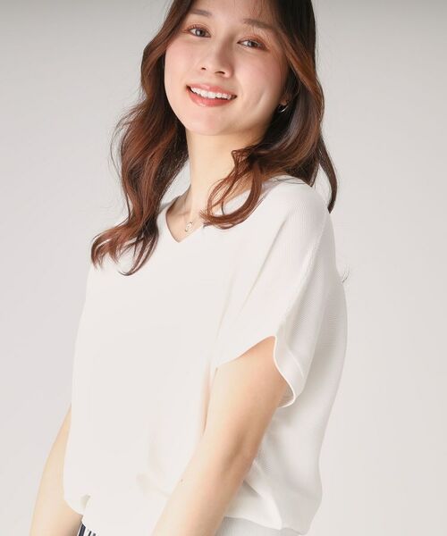 COUP DE CHANCE / クードシャンス セットアップ | 【洗える】ニットトップス／プリーツスカートのセットアップ | 詳細1