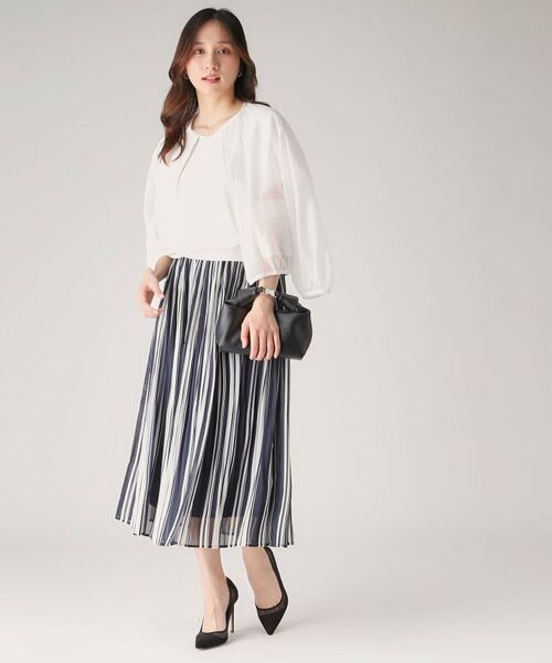 COUP DE CHANCE / クードシャンス セットアップ | 【洗える】ニットトップス／プリーツスカートのセットアップ | 詳細5