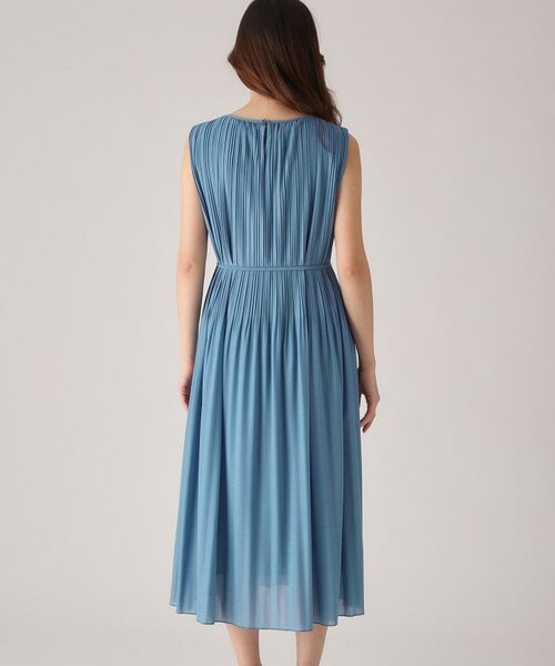 COUP DE CHANCE / クードシャンス ミニ丈・ひざ丈ワンピース | 【洗える/プリーツ加工】ノースリーブワンピース | 詳細14