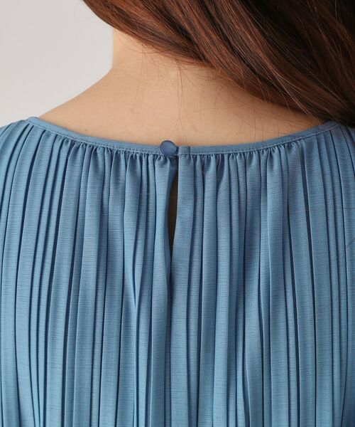 COUP DE CHANCE / クードシャンス ミニ丈・ひざ丈ワンピース | 【洗える/プリーツ加工】ノースリーブワンピース | 詳細17