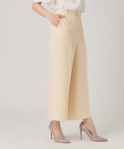 COUP DE CHANCE / クードシャンス パンツ | 【洗える／日本製／裏付き】センタープレス入ワイドパンツ | 詳細9