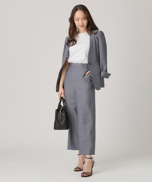 COUP DE CHANCE / クードシャンス パンツ | 【洗える/日本製】セミワイドパンツ | 詳細10