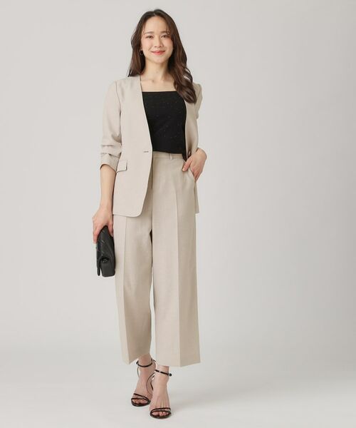 COUP DE CHANCE / クードシャンス パンツ | 【洗える/日本製】セミワイドパンツ | 詳細14