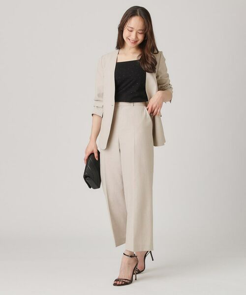 COUP DE CHANCE / クードシャンス パンツ | 【洗える/日本製】セミワイドパンツ | 詳細15