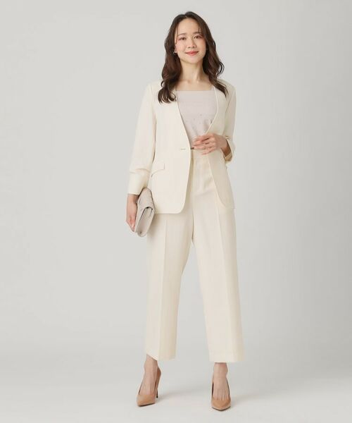 COUP DE CHANCE / クードシャンス パンツ | 【洗える/日本製】セミワイドパンツ | 詳細2