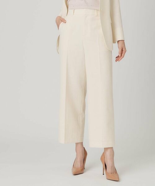 【試着のみ】meer. パンツ　ホワイト 試着のみ】meer. パンツホワイト