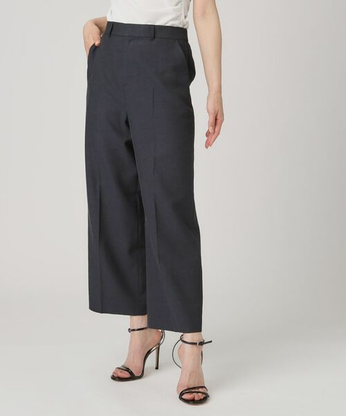 COUP DE CHANCE / クードシャンス パンツ | 【洗える/日本製】セミワイドパンツ(ブラック(019))