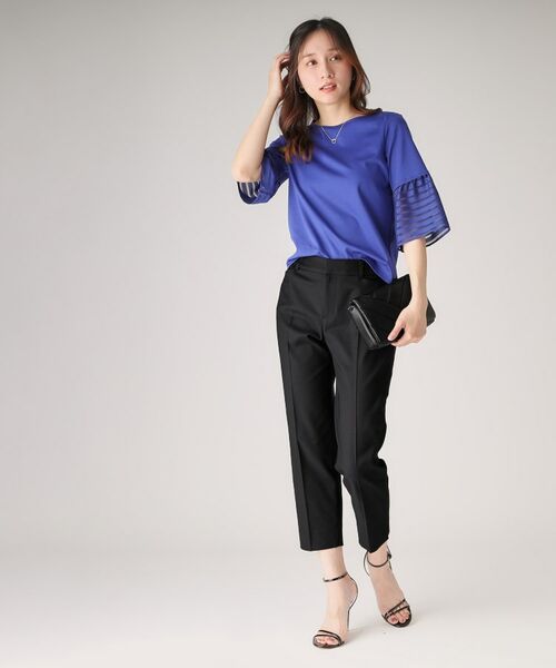COUP DE CHANCE / クードシャンス ショート・ハーフ・半端丈パンツ | 【洗える】テーパードパンツ | 詳細7