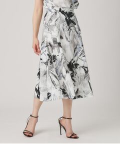 COUP DE CHANCE / クードシャンス スカート | 【洗える／日本製】プリント柄フレアスカート