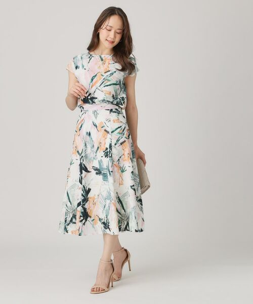 COUP DE CHANCE / クードシャンス スカート | 【洗える／日本製】プリント柄フレアスカート | 詳細10