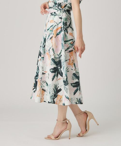 COUP DE CHANCE / クードシャンス スカート | 【洗える／日本製】プリント柄フレアスカート | 詳細15