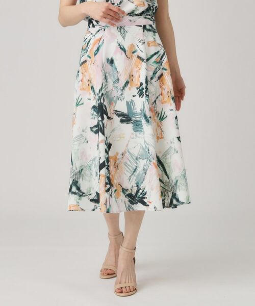 COUP DE CHANCE / クードシャンス スカート | 【洗える／日本製】プリント柄フレアスカート | 詳細16