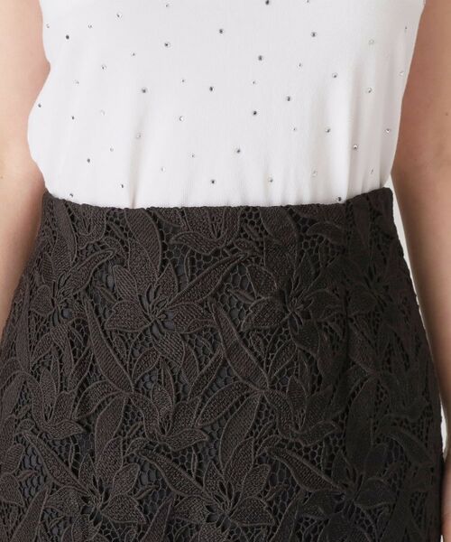 COUP DE CHANCE / クードシャンス スカート | 【レース／セットアップ可】ストレートシルエットのスカート | 詳細14