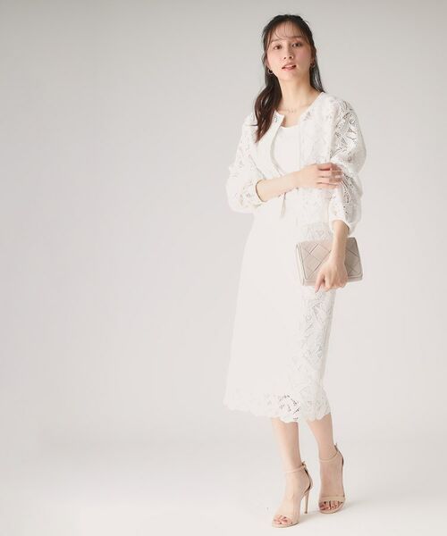 COUP DE CHANCE / クードシャンス スカート | 【レース／セットアップ可】ストレートシルエットのスカート | 詳細2