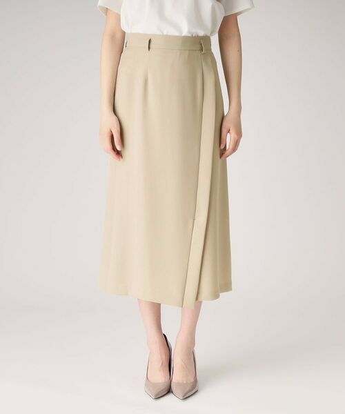 COUP DE CHANCE / クードシャンス スカート | 【洗える／日本製】ラップ風デザインスカート | 詳細20