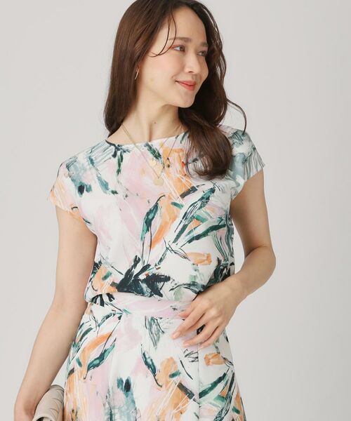 COUP DE CHANCE / クードシャンス シャツ・ブラウス | 【洗える／日本製】プリントブラウス | 詳細1