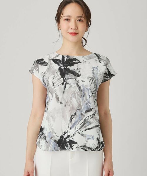 COUP DE CHANCE / クードシャンス シャツ・ブラウス | 【洗える／日本製】プリントブラウス | 詳細13