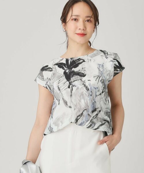 COUP DE CHANCE / クードシャンス シャツ・ブラウス | 【洗える／日本製】プリントブラウス | 詳細9