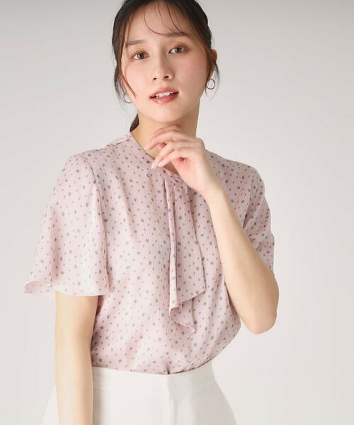 COUP DE CHANCE / クードシャンス シャツ・ブラウス | 【洗える】フリルデザインブラウス(ライトピンク(170))