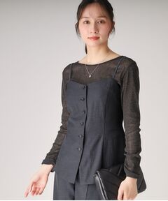 COUP DE CHANCE / クードシャンス キャミソール・チューブトップ | 【洗える／日本製】ビスチエ