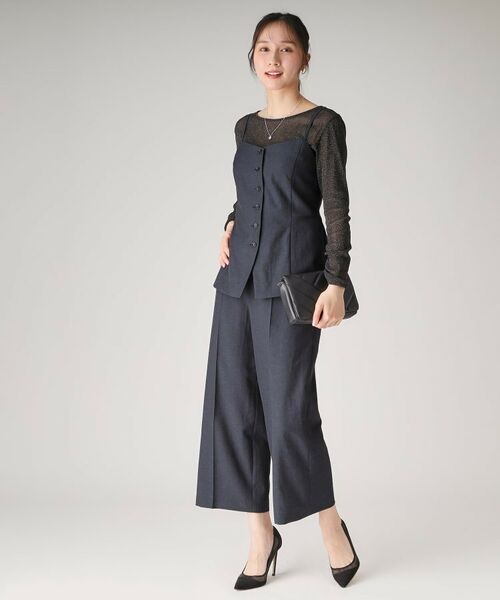 COUP DE CHANCE / クードシャンス キャミソール・チューブトップ | 【洗える／日本製】ビスチエ | 詳細1