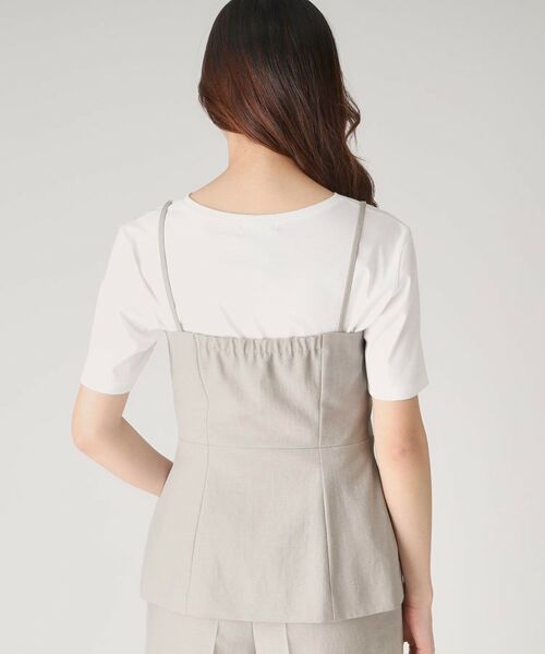 COUP DE CHANCE / クードシャンス キャミソール・チューブトップ | 【洗える／日本製】ビスチエ | 詳細10