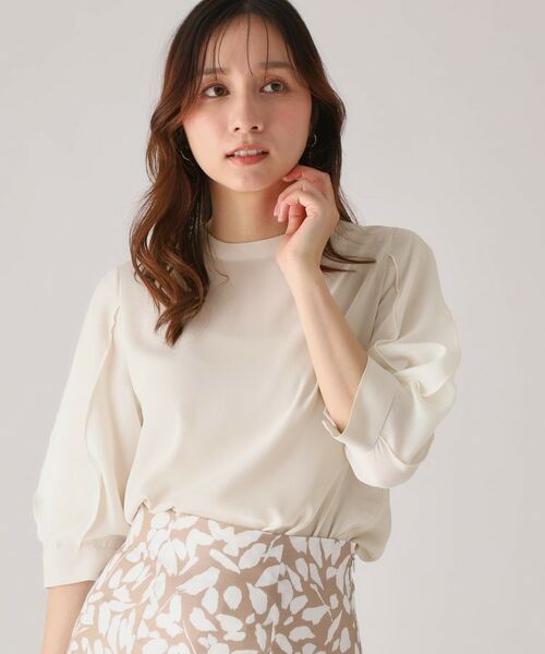 COUP DE CHANCE / クードシャンス シャツ・ブラウス | 【洗える/刺しゅうディテール】袖デザインブラウス | 詳細16