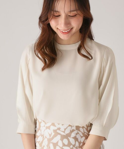 COUP DE CHANCE / クードシャンス シャツ・ブラウス | 【洗える/刺しゅうディテール】袖デザインブラウス | 詳細17