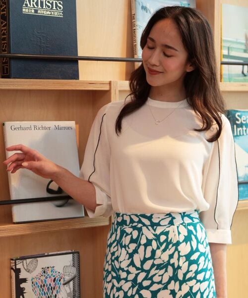 COUP DE CHANCE / クードシャンス シャツ・ブラウス | 【洗える/刺しゅうディテール】袖デザインブラウス | 詳細2