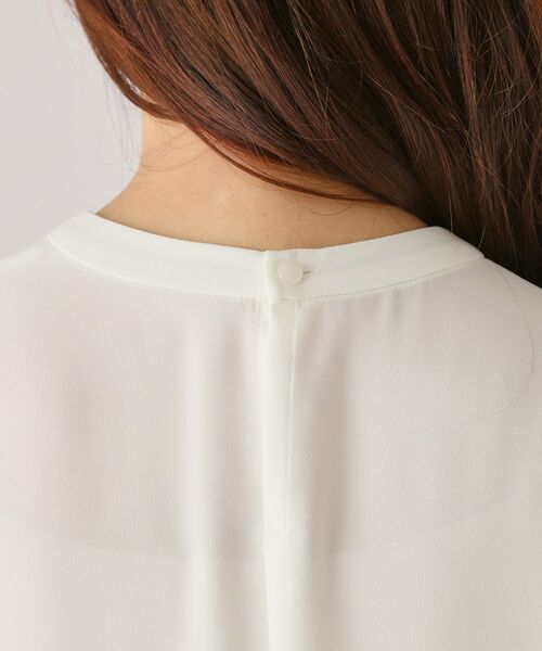 COUP DE CHANCE / クードシャンス シャツ・ブラウス | 【洗える/刺しゅうディテール】袖デザインブラウス | 詳細24