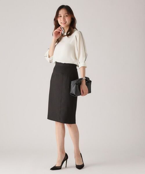 COUP DE CHANCE / クードシャンス シャツ・ブラウス | 【洗える/刺しゅうディテール】袖デザインブラウス | 詳細6