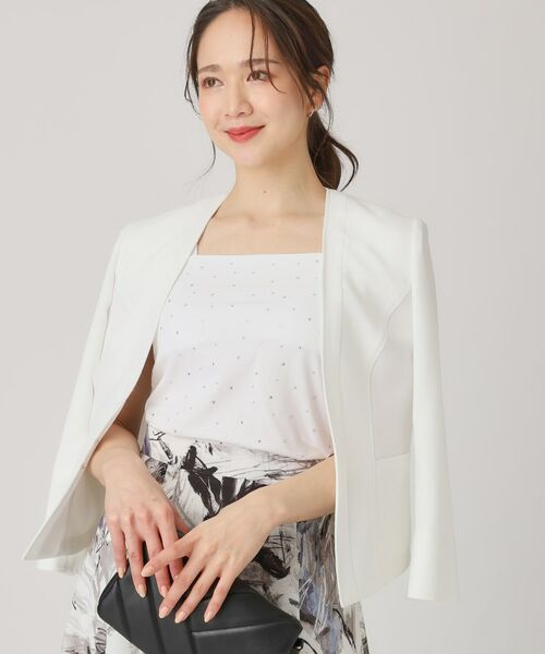 COUP DE CHANCE / クードシャンス キャミソール・チューブトップ | 【洗える／日本製】ジルコンキャミソール | 詳細1