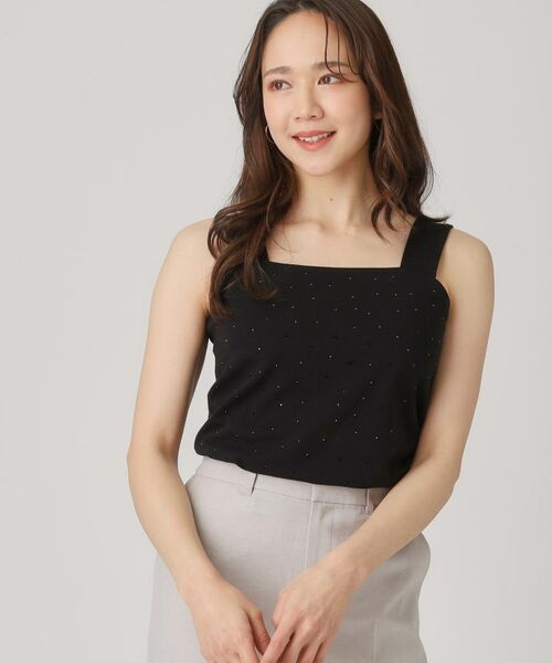 COUP DE CHANCE / クードシャンス キャミソール・チューブトップ | 【洗える／日本製】ジルコンキャミソール | 詳細5
