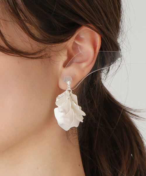 COUP DE CHANCE / クードシャンス ピアス・イヤリング | フラワーリーフピアス | 詳細4