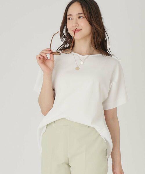 COUP DE CHANCE / クードシャンス ニット・セーター | 【洗える／ヒップ丈】異素材組合せトップス | 詳細1