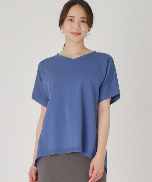 COUP DE CHANCE / クードシャンス ニット・セーター | 【洗える／ヒップ丈】異素材組合せトップス | 詳細13