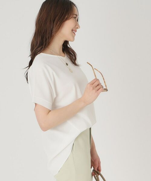 COUP DE CHANCE / クードシャンス ニット・セーター | 【洗える／ヒップ丈】異素材組合せトップス | 詳細2