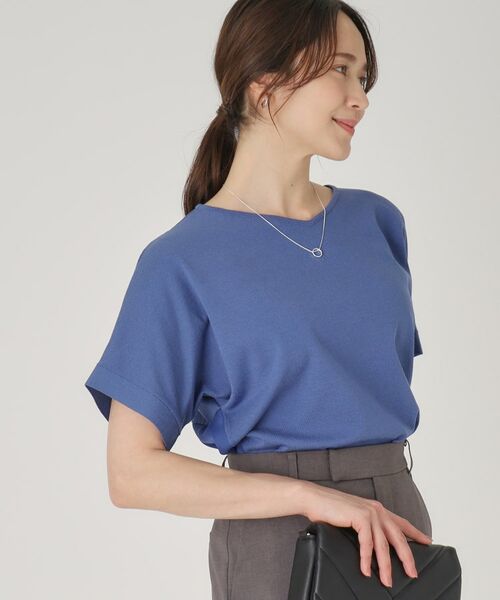 COUP DE CHANCE / クードシャンス ニット・セーター | 【洗える／ヒップ丈】異素材組合せトップス | 詳細9