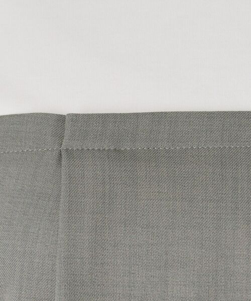 COUP DE CHANCE / クードシャンス カットソー | 【洗える/日本製/ビスチエレイヤード風/セットアップ可】異素材組合せのジャージプルオーバー | 詳細12