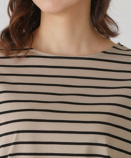 COUP DE CHANCE / クードシャンス カットソー | 【洗える/日本製】ボーダー切替デザイントップス | 詳細15