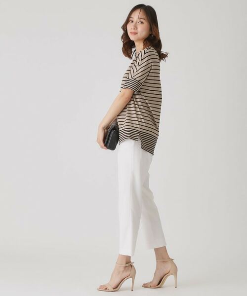 COUP DE CHANCE / クードシャンス カットソー | 【洗える/日本製】ボーダー切替デザイントップス | 詳細6