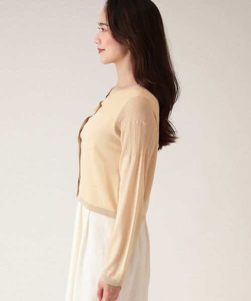 COUP DE CHANCE / クードシャンス カーディガン・ボレロ | 【洗える／シアー感】ラメ混ニットカーディガン | 詳細14