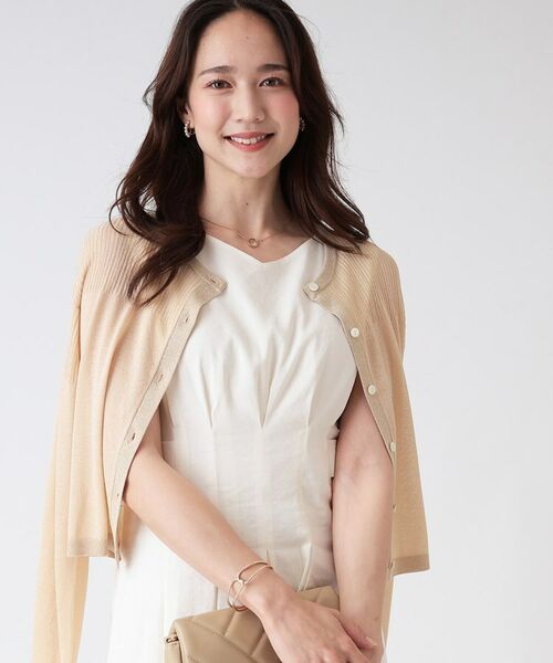 COUP DE CHANCE / クードシャンス カーディガン・ボレロ | 【洗える／シアー感】ラメ混ニットカーディガン | 詳細9